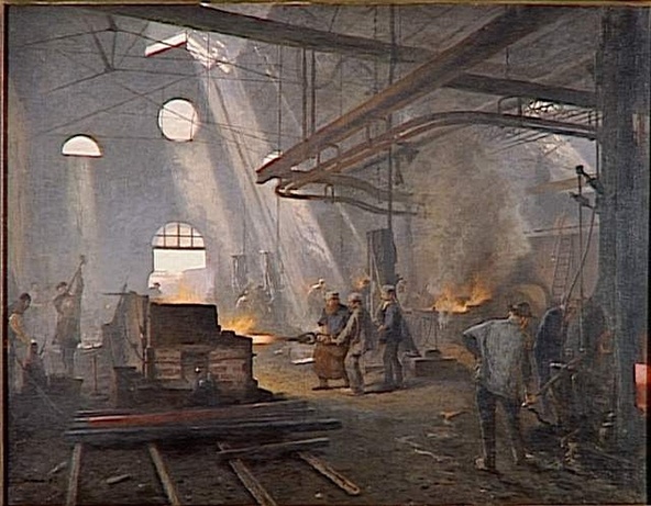 Fernand Cormon-Une forge