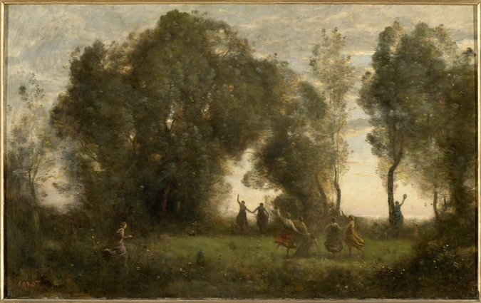 La Danse des nymphes - Camille Corot