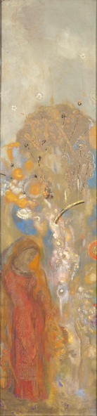 Odilon Redon-Figure, panneau décoratif du château de Domecy