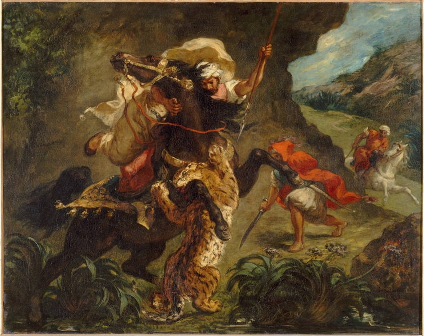 Chasse au tigre - Eugène Delacroix