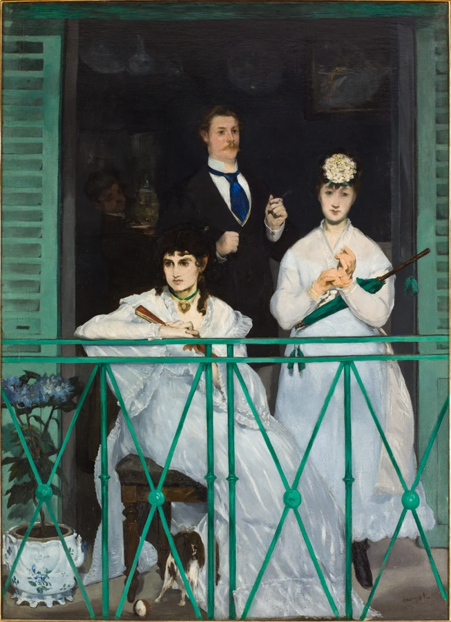 tableau, Edouard Manet, Le balcon, entre 1868 et 1869