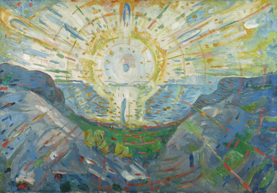 Edvard Munch, Le Soleil, 1912