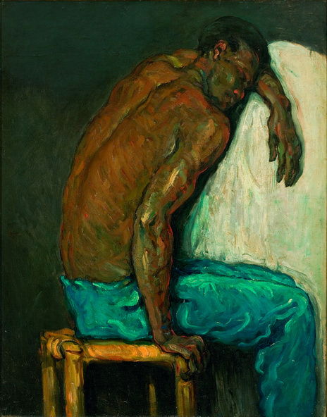 Paul Cézanne-Etude d'après le modèle Scipion