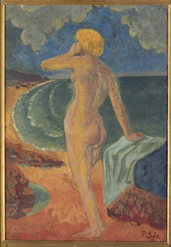 Femme nue devant la mer - Paul Sérusier