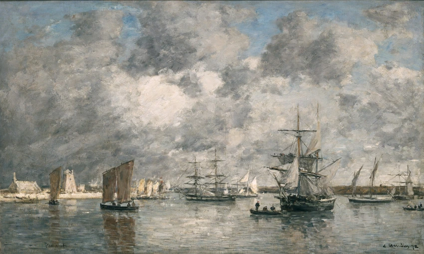 Port de Camaret - Eugène Boudin