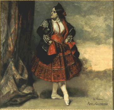 Gustave Courbet-La signora Adela Guerrero, danseuse espagnole