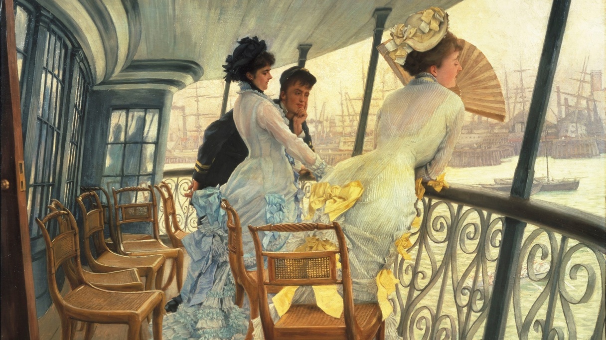 La galerie du HMS Calcutta (Portsmouth) (Vers 1876), James Tissot