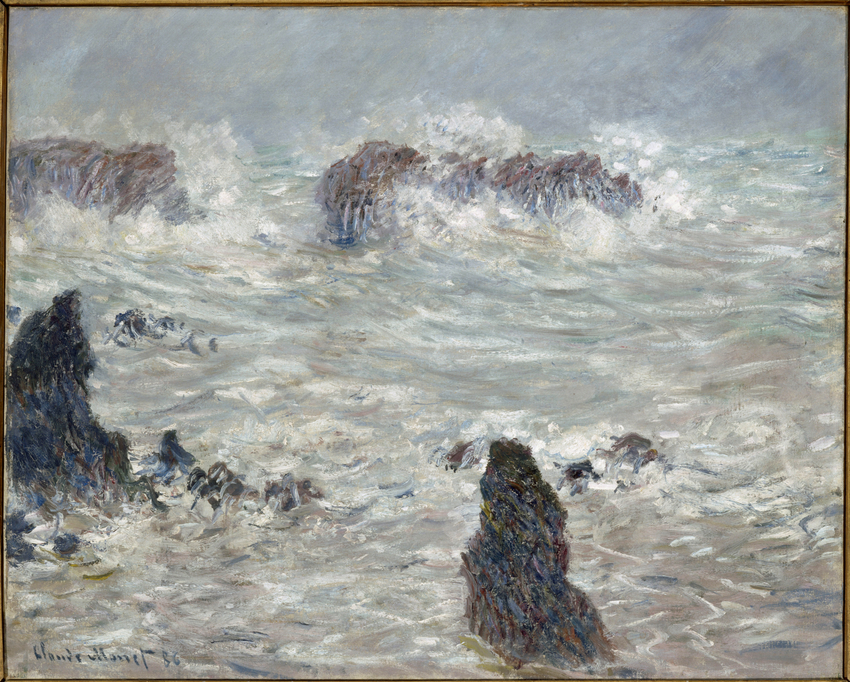 Tempête, côtes de Belle-Ile - Claude Monet
