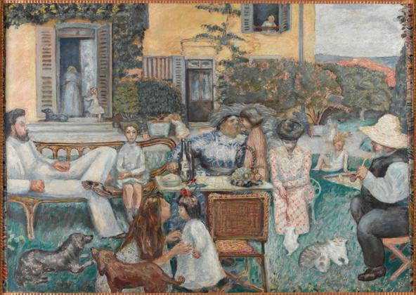 Pierre Bonnard-L'après-midi bourgeoise ou La famille Terrasse