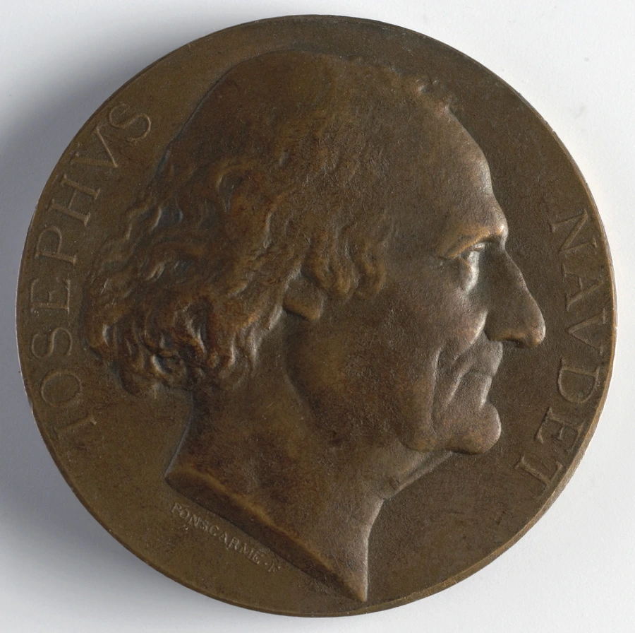 médaille, Hubert Ponscarme, Joseph Naudet, en 1867