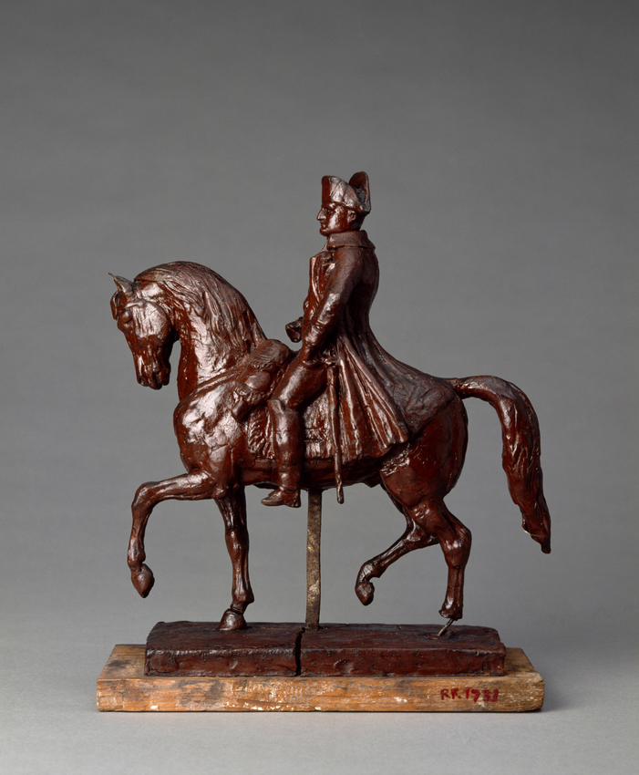 Napoléon Ier à cheval en tenue militaire - Eugène Guillaume
