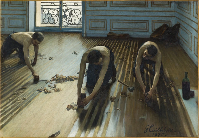Raboteurs de parquet - Gustave Caillebotte