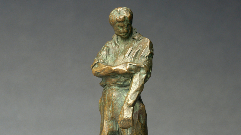 sculpture, Aimé Jules Dalou, Susse Frères, Paysan retroussant ses manches, vers 1902