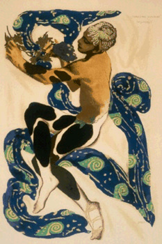 Léon Bakst-Costume pour Vaslav Nijinsky dans l'Après-midi d'un faune