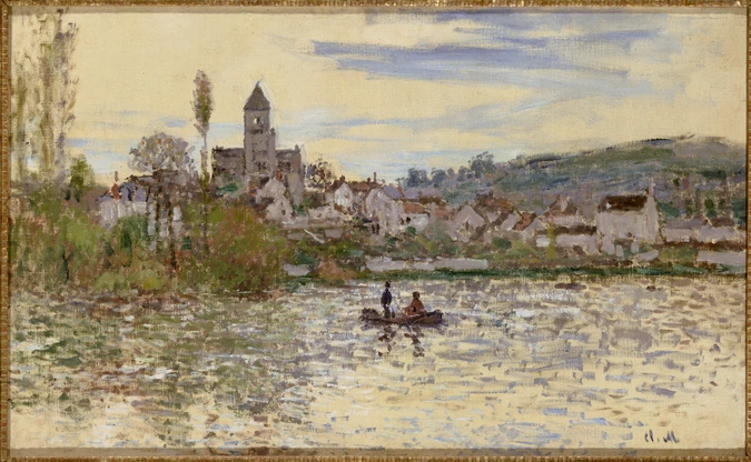 La Seine à Vétheuil - Claude Monet