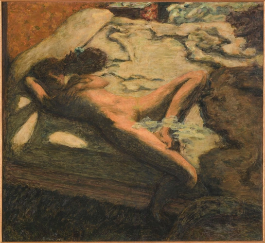 Femme assoupie sur un lit - Pierre Bonnard