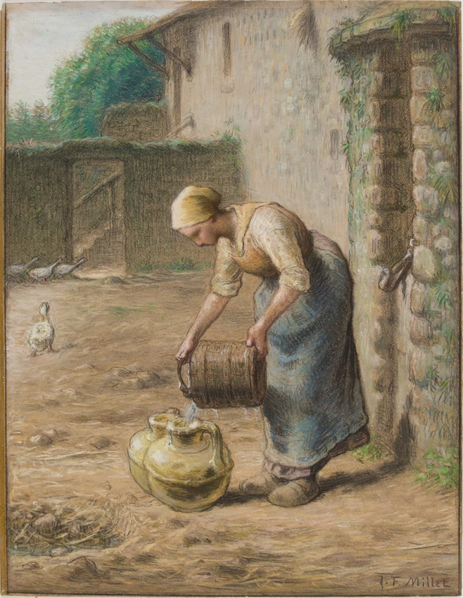 La Femme au puits - Jean-François Millet