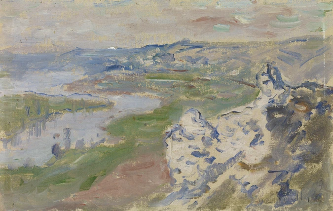La Seine, vue des hauteurs de Chantemesle - Claude Monet