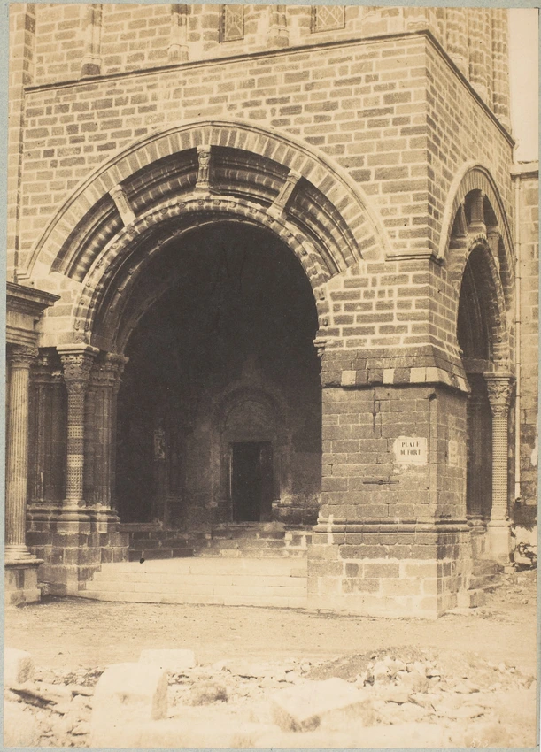 Le Puy (Haute Loire) - Porte papale, cathédrale Notre-Dame - Gustave Le Gray