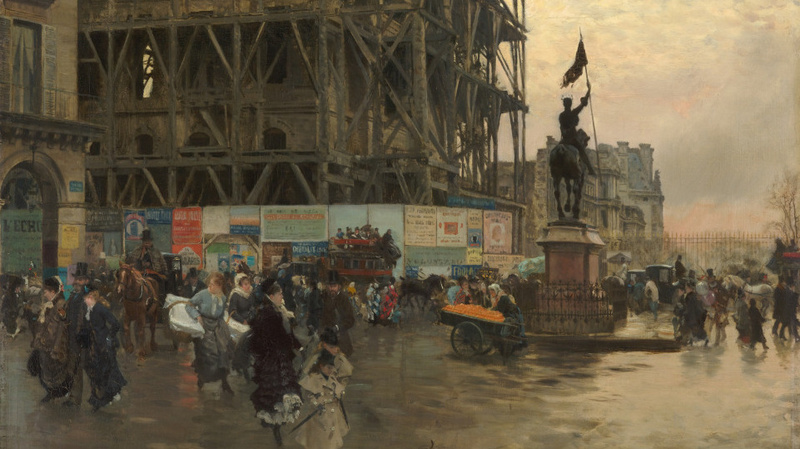 La place des Pyramides (en 1875), De Nittis, Giuseppe