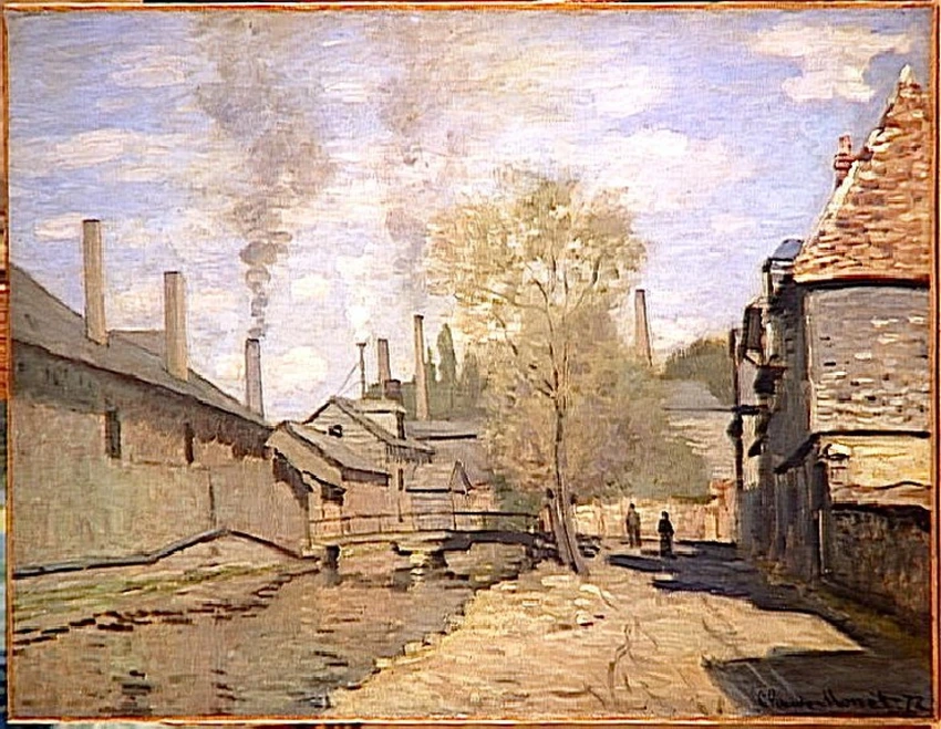 Le Ruisseau de Robec - Claude Monet