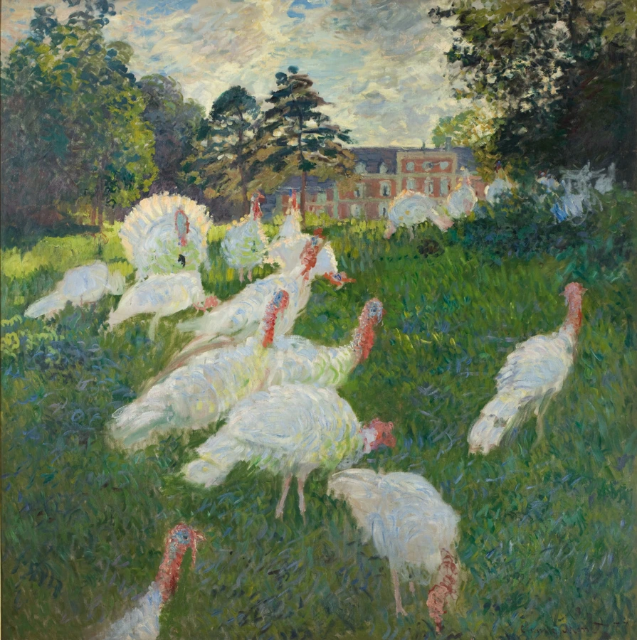 tableau, Claude Monet, Les Dindons, en 1877