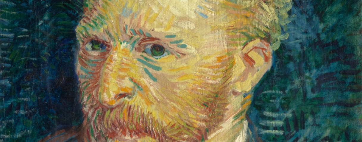 Portrait de l'artiste (détail) (en 1887), Van Gogh, Vincent