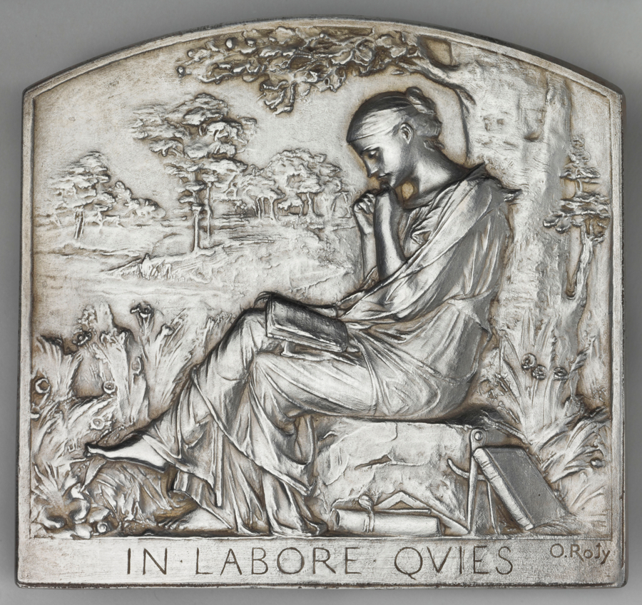 médaille, Oscar Roty, L'Etude, en 1890
