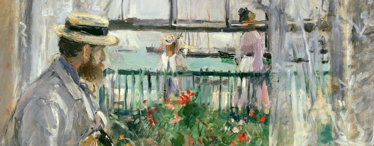 En Angleterre (Eugène Manet à l'île de Wight) (1875), Berthe Morisot