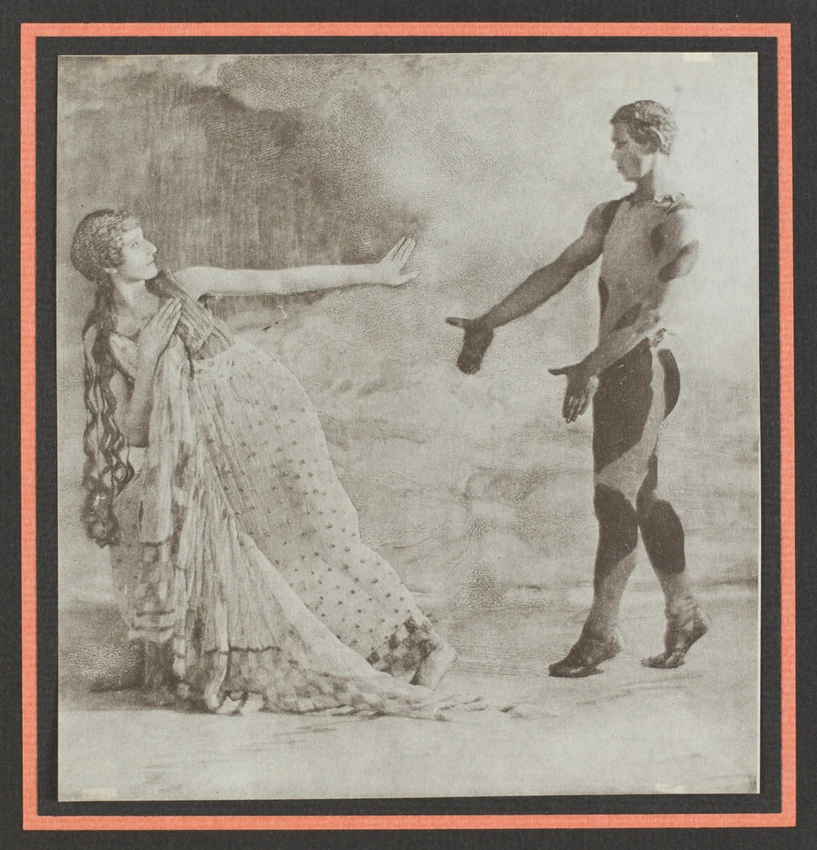 Danseuse et Nijinsky - Adolphe Meyer