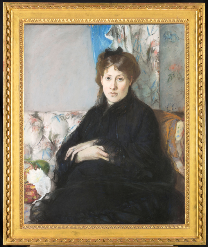 Portrait de Madame Edma Pontillon, née Edma Morisot, soeur de l'artiste - Berthe Morisot