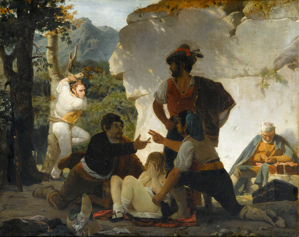 Charles Gleyre-Les brigands romains