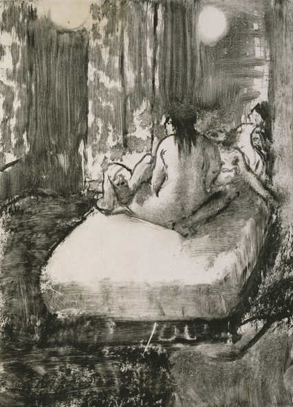 Edgar Degas-Sur le lit