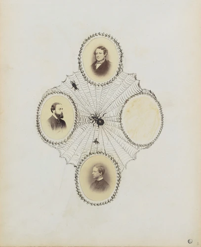 Portraits d'inconnus dans une toile d'araignée - Georgiana Louisa Berkeley