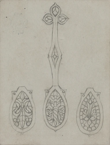 Cuillères à motif de fleur de lys - Enguerrand du Suau de la Croix