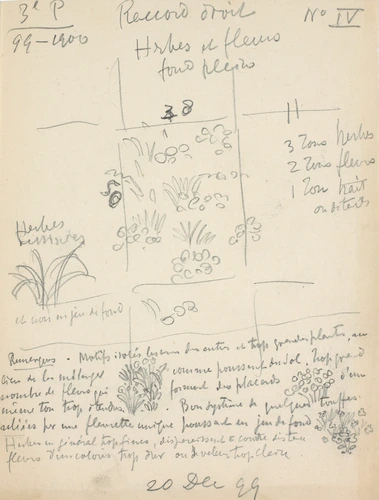 Motifs d'herbe et de fleurs - Eugène Grasset