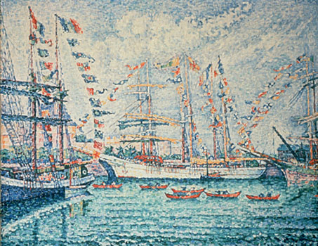 Paul Signac-Le Pardon des Terre-neuvas. Saint-Malo