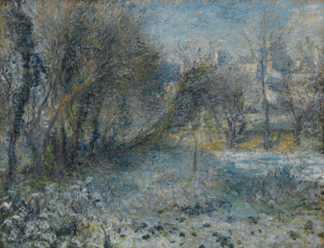 Paysage de neige - Auguste Renoir