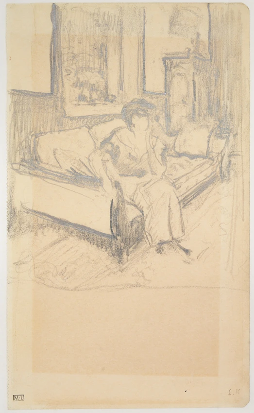 Etude pour le portrait de Madame Georges Bernheim - Edouard Vuillard