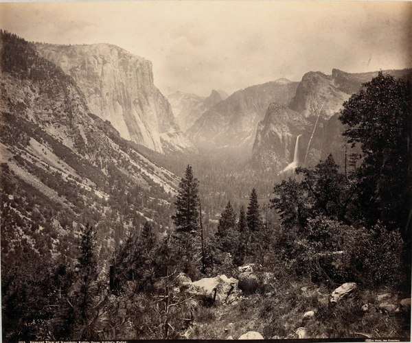 General View of Yosemite Valley from Artist's Point - Carleton E. Watkins