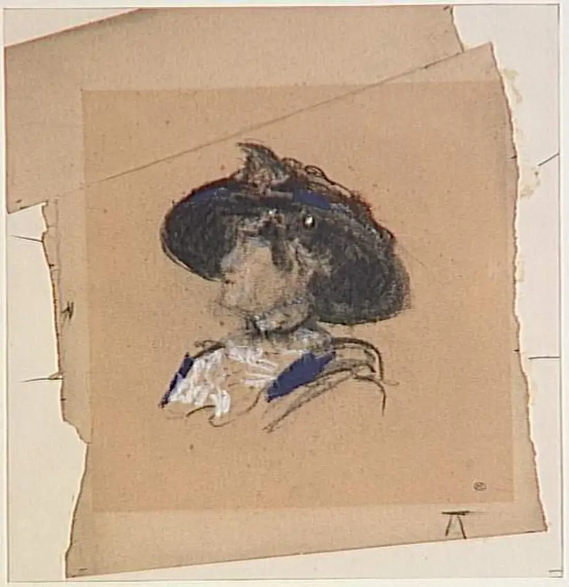 La Femme au chapeau noir - Edouard Vuillard