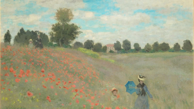 tableau, Claude Monet, Coquelicots, en 1873