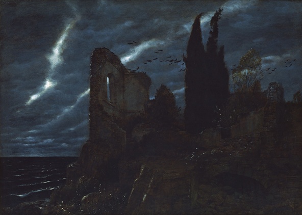Arnold Böcklin-Ruine au bord de la mer