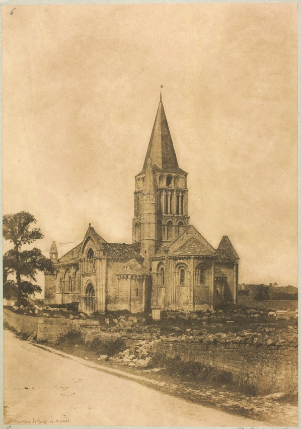 Aulnay (Charente-Maritime) - Ensemble sud-est, église Saint-Pierre - Gustave Le Gray