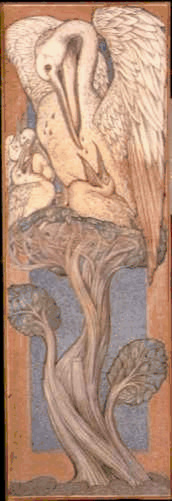 Edward Burne-Jones-Le Pélican