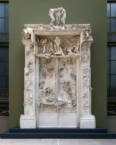 sculpture, Auguste Rodin, Porte de l'Enfer, entre 1880 et 1917