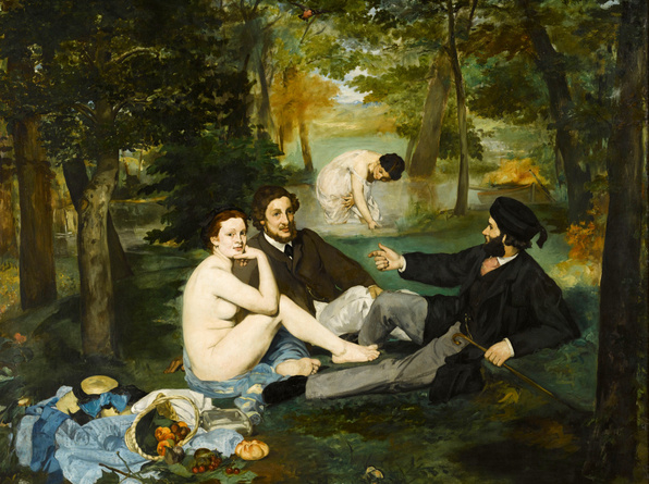 Le Déjeuner sur l'herbe, Le Bain