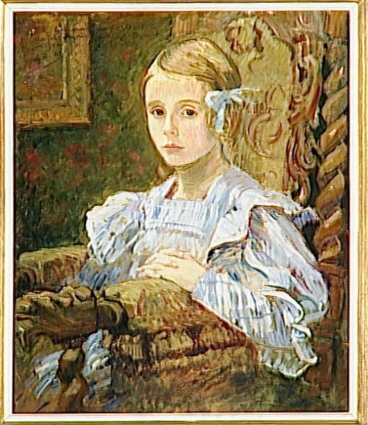 Portrait de la fille de l'artiste - Daniel de Monfreid