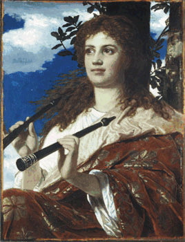 Arnold Böcklin-La muse d'Anacréon