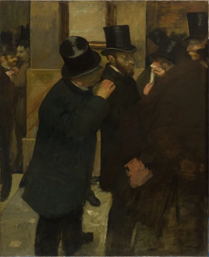 Portraits à la Bourse - Edgar Degas